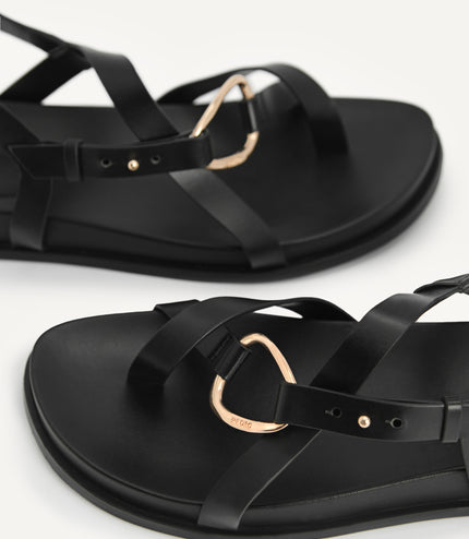 Strappy Toe Loop Sandals