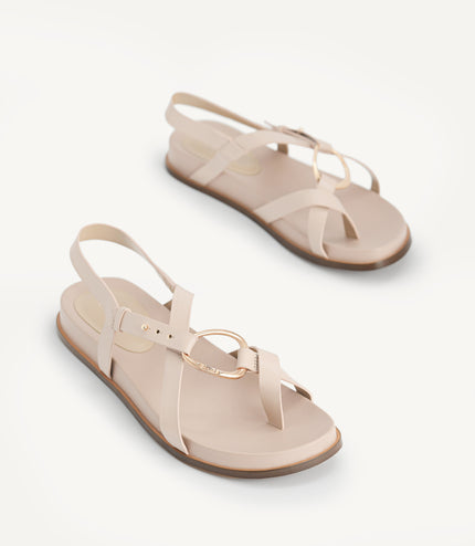 Strappy Toe Loop Sandals
