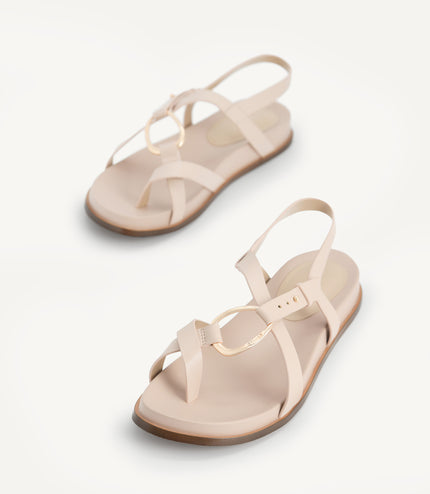 Strappy Toe Loop Sandals