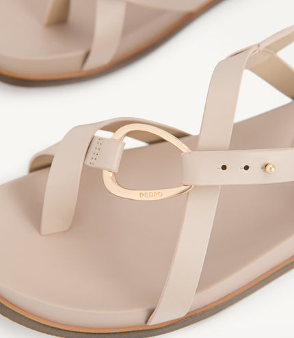 Strappy Toe Loop Sandals