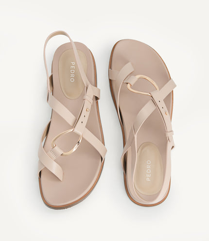 Strappy Toe Loop Sandals