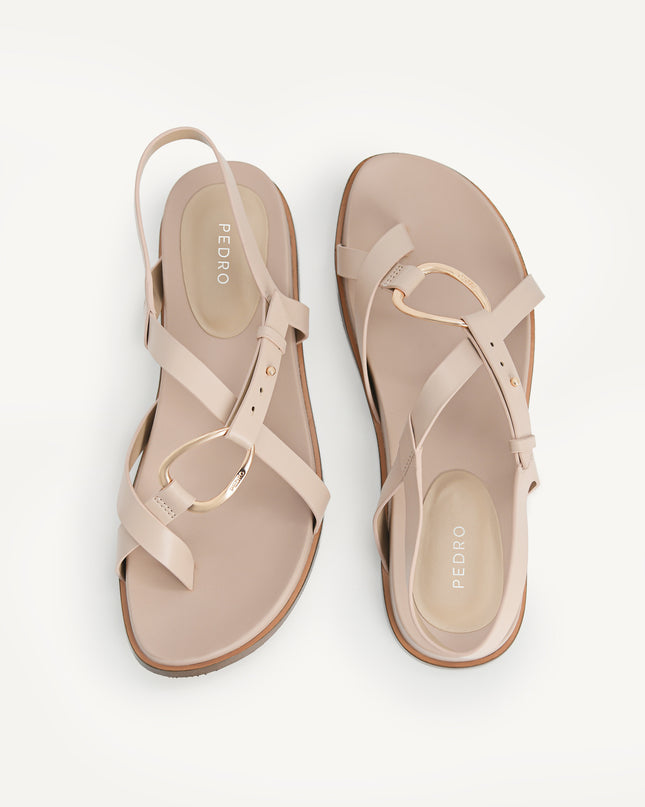 Strappy Toe Loop Sandals