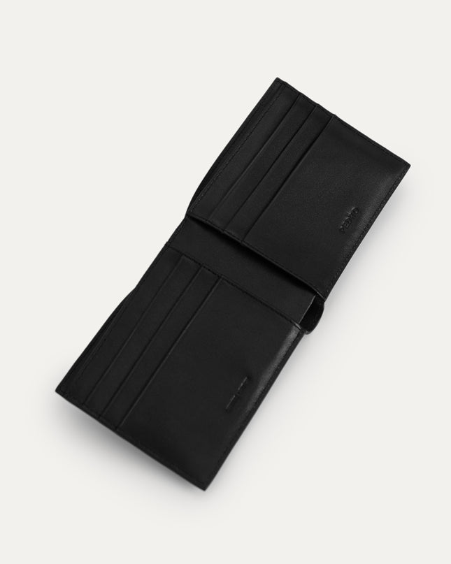 Icon Leather Bi-Fold Wallet with Insert