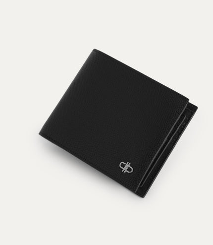Icon Leather Bi-Fold Wallet with Insert