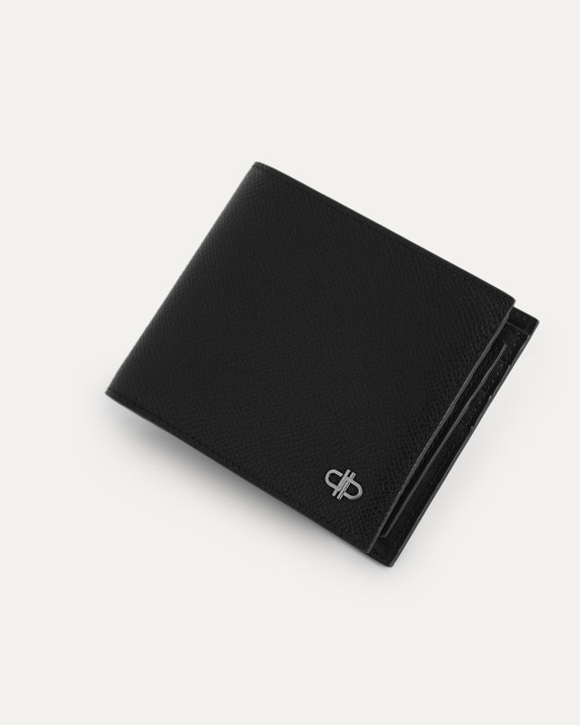 Icon Leather Bi-Fold Wallet with Insert