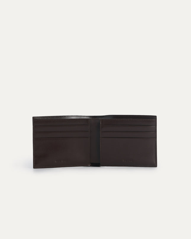 Icon Leather Bi-Fold Wallet with Insert