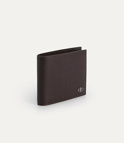Icon Leather Bi-Fold Wallet with Insert