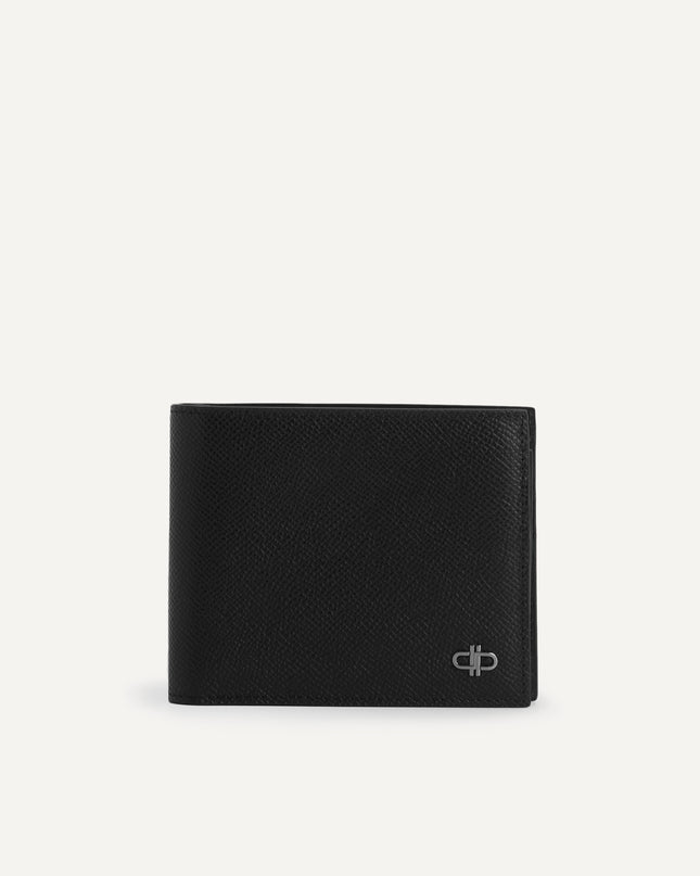 Icon Leather Bi-Fold Wallet with Insert