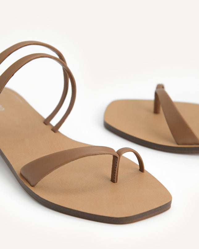 Strappy Toe Loop Sandals