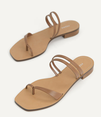 Strappy Toe Loop Sandals