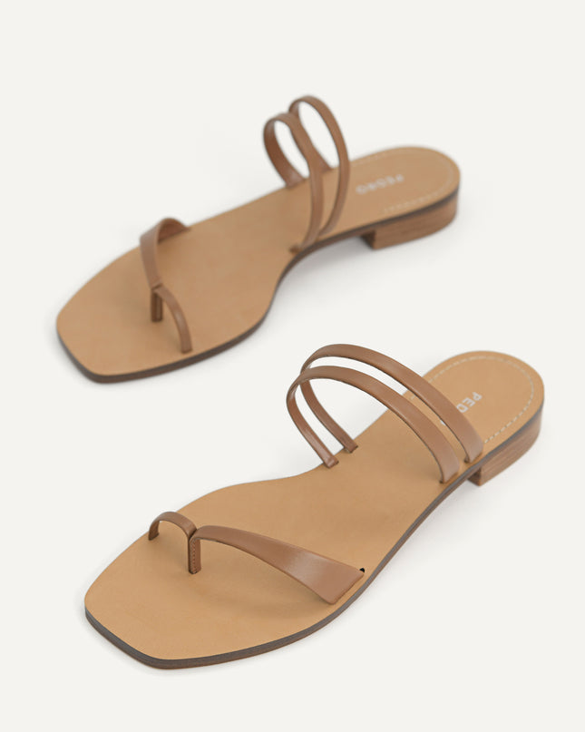 Strappy Toe Loop Sandals