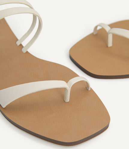 Strappy Toe Loop Sandals