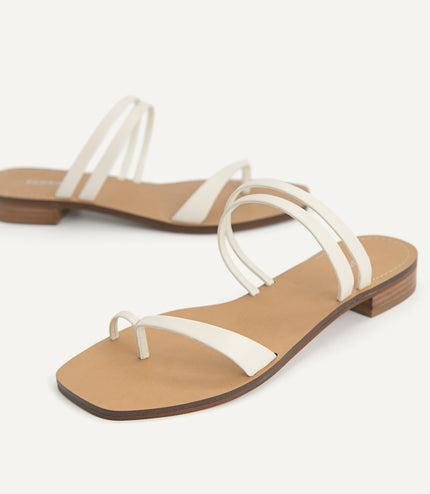 Strappy Toe Loop Sandals