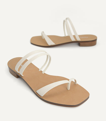 Strappy Toe Loop Sandals