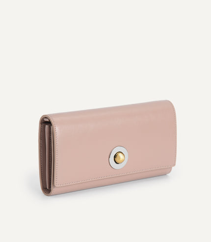 Leather Bi-Fold Wallet with Detachable Chain