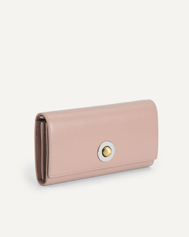 Leather Bi-Fold Wallet with Detachable Chain