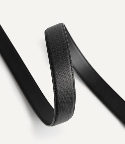 Textured Leather Automatic Buckle Belt