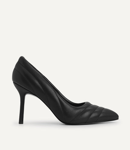 Leather Pointed Toe Pumps