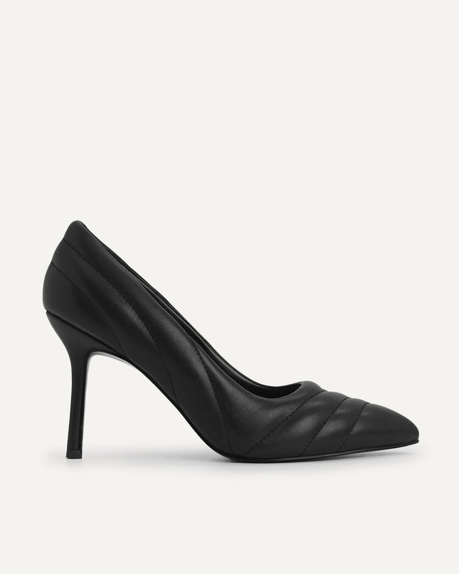 Leather Pointed Toe Pumps
