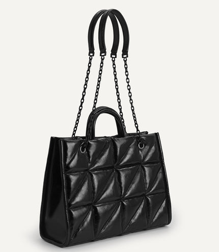 Boxy Crinkled Tote