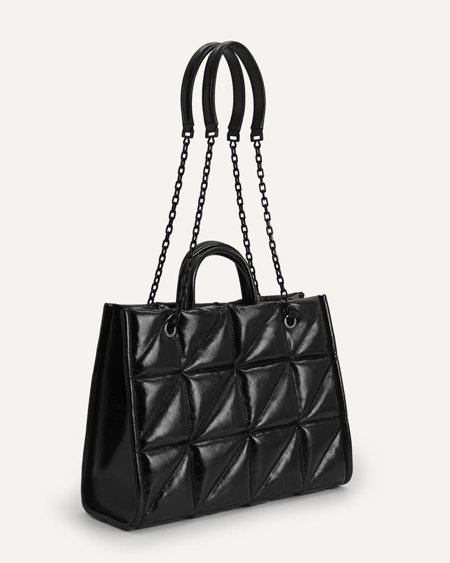 Boxy Crinkled Tote
