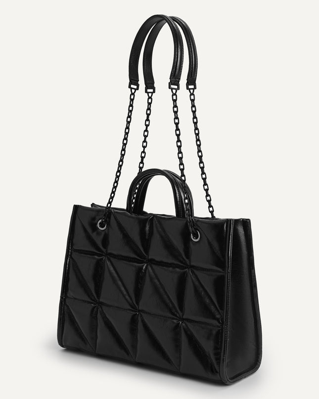 Boxy Crinkled Tote