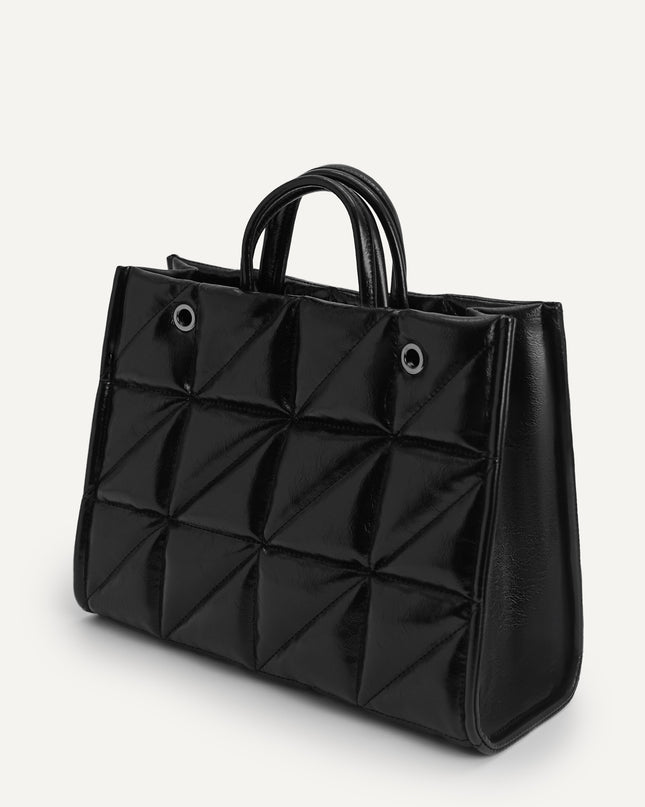 Boxy Crinkled Tote