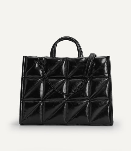 Boxy Crinkled Tote