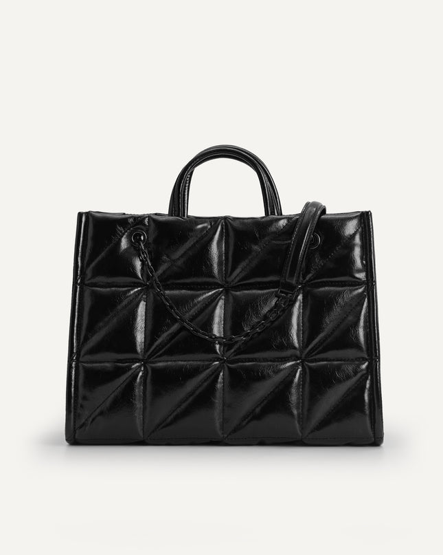 Boxy Crinkled Tote