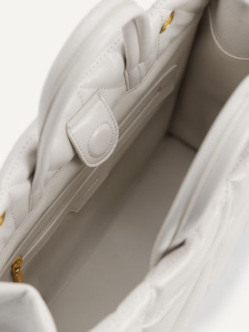 Boxy Crinkled Tote