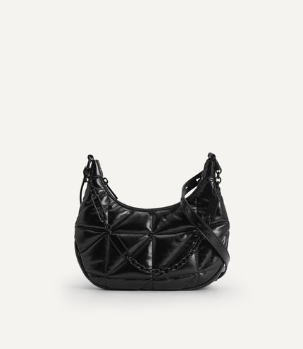 Crinkled Chain Shoulder Bag