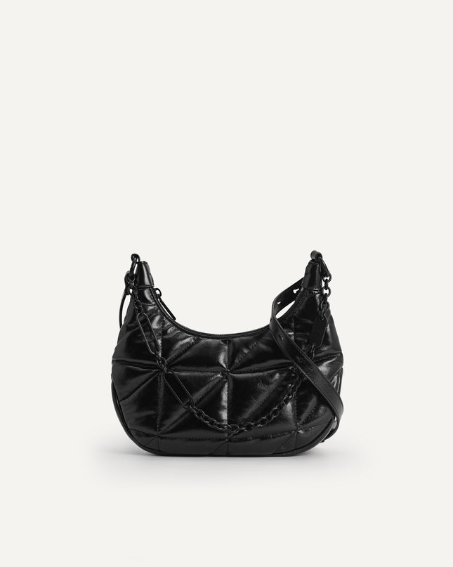 Crinkled Chain Shoulder Bag