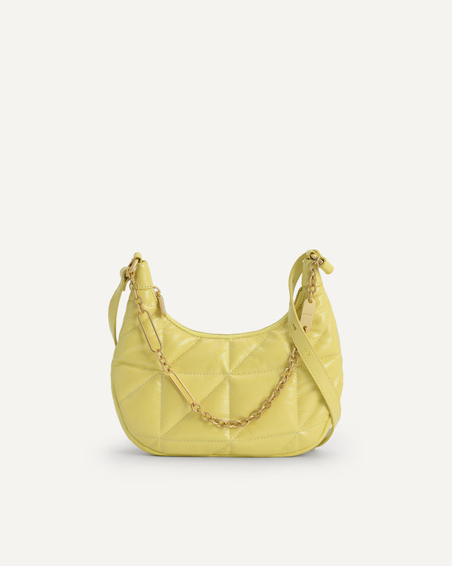 Crinkled Chain Shoulder Bag