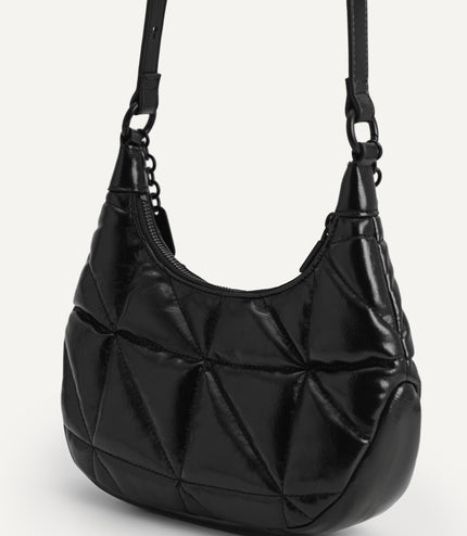 Crinkled Chain Shoulder Bag