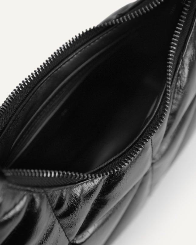 Crinkled Chain Shoulder Bag