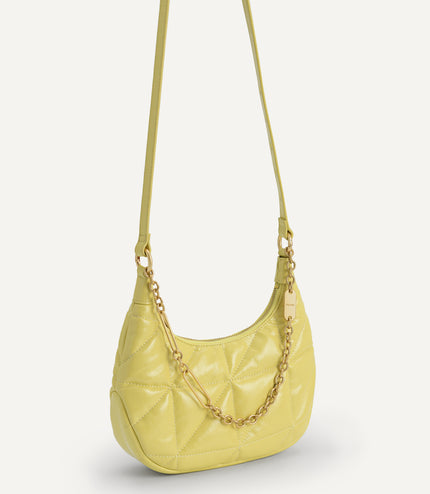 Crinkled Chain Shoulder Bag