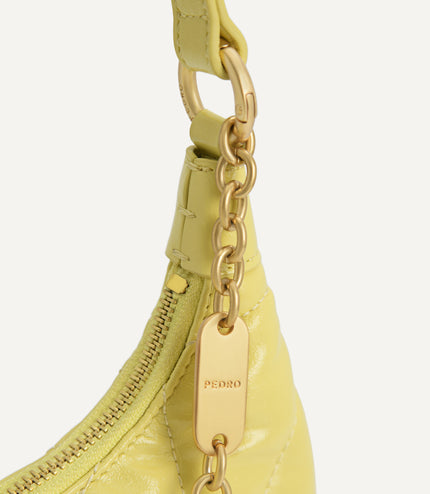 Crinkled Chain Shoulder Bag