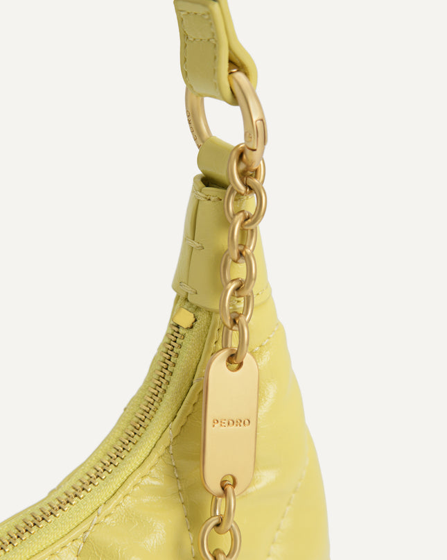 Crinkled Chain Shoulder Bag