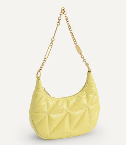 Crinkled Chain Shoulder Bag