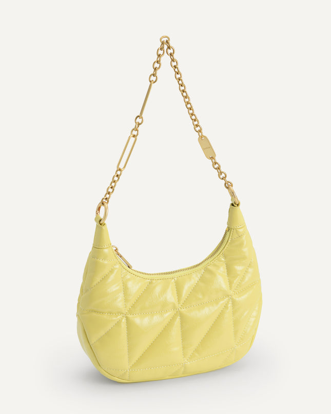 Crinkled Chain Shoulder Bag