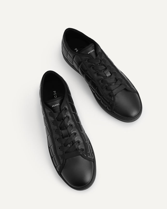 Quilted Court Sneakers