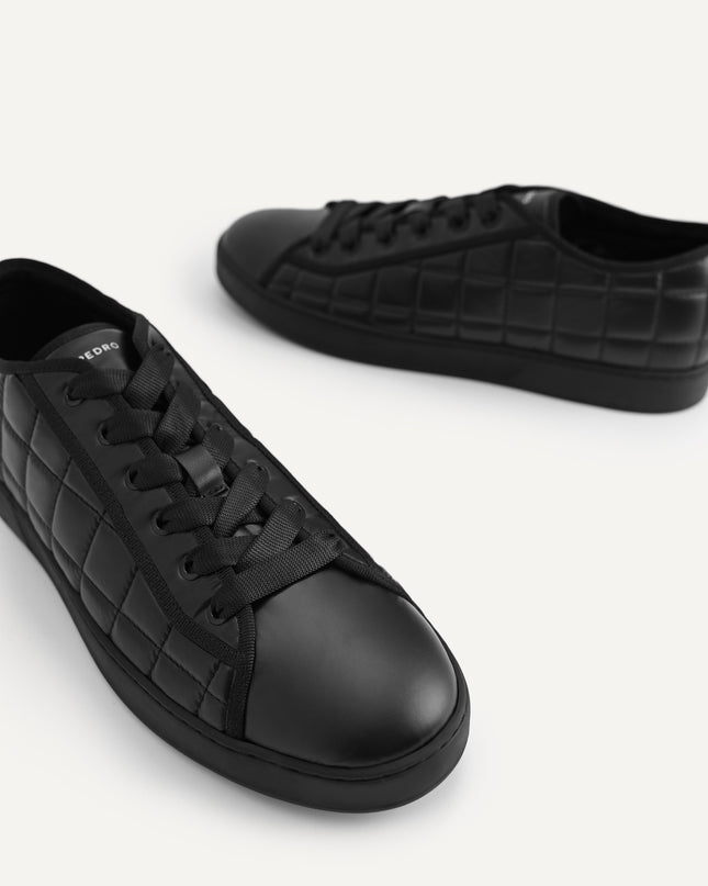 Quilted Court Sneakers