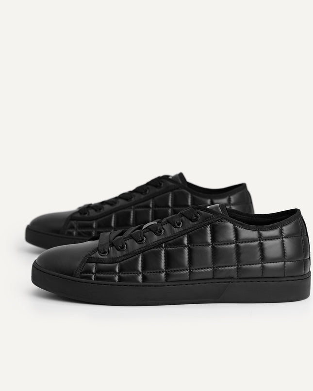 Quilted Court Sneakers