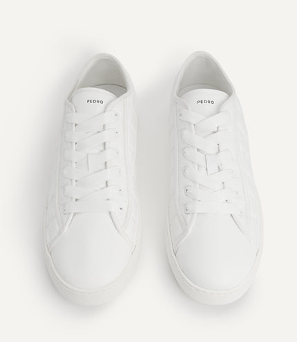 Quilted Court Sneakers