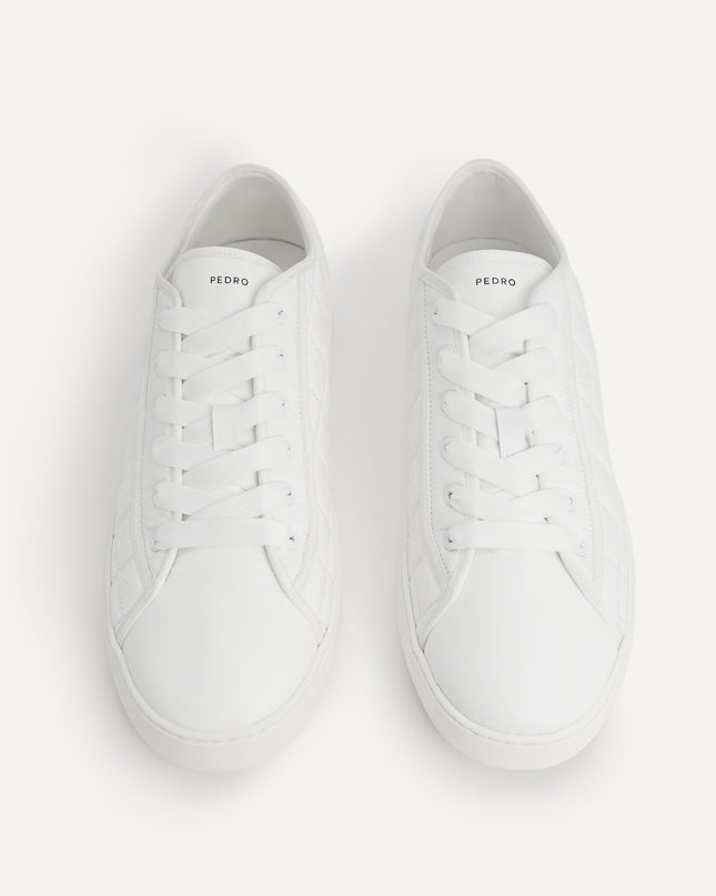 Quilted Court Sneakers