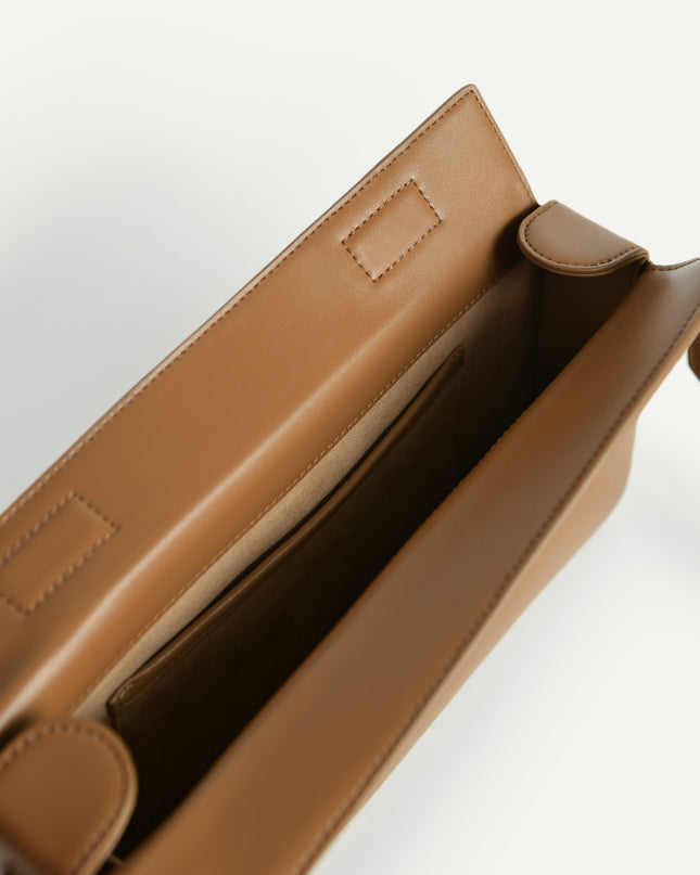 Utility Structured Shoulder Bag