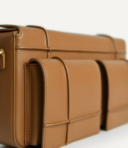 Utility Structured Shoulder Bag