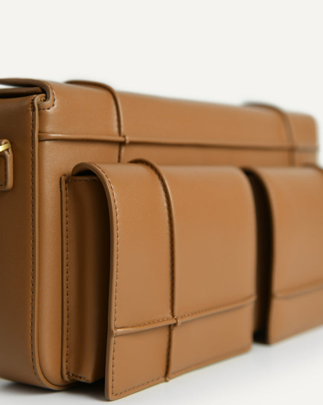 Utility Structured Shoulder Bag