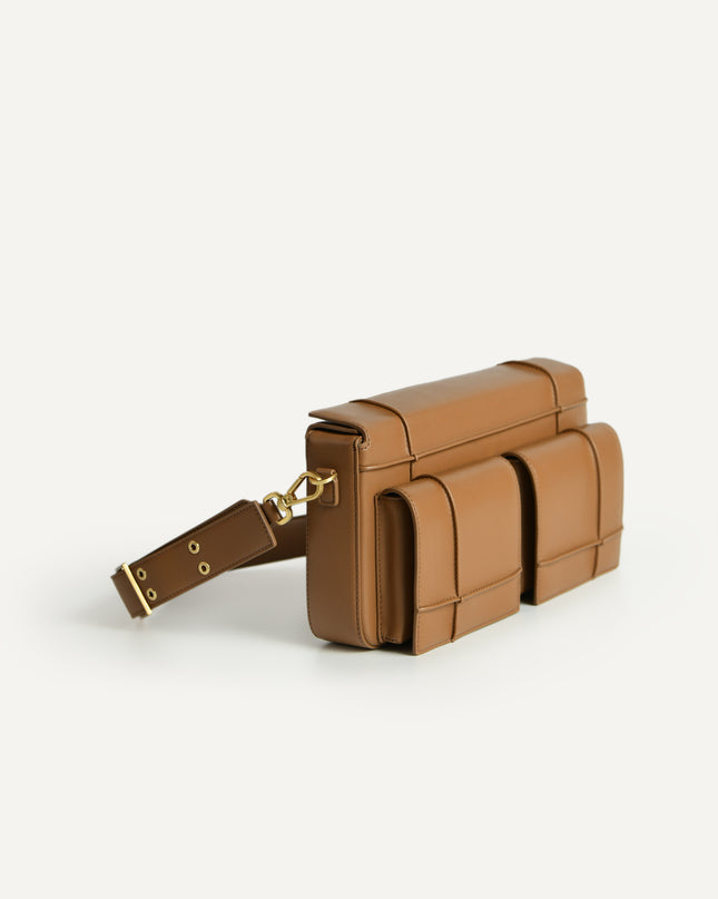 Utility Structured Shoulder Bag