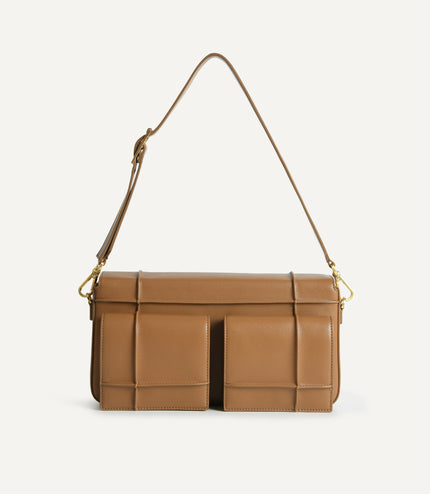 Utility Structured Shoulder Bag